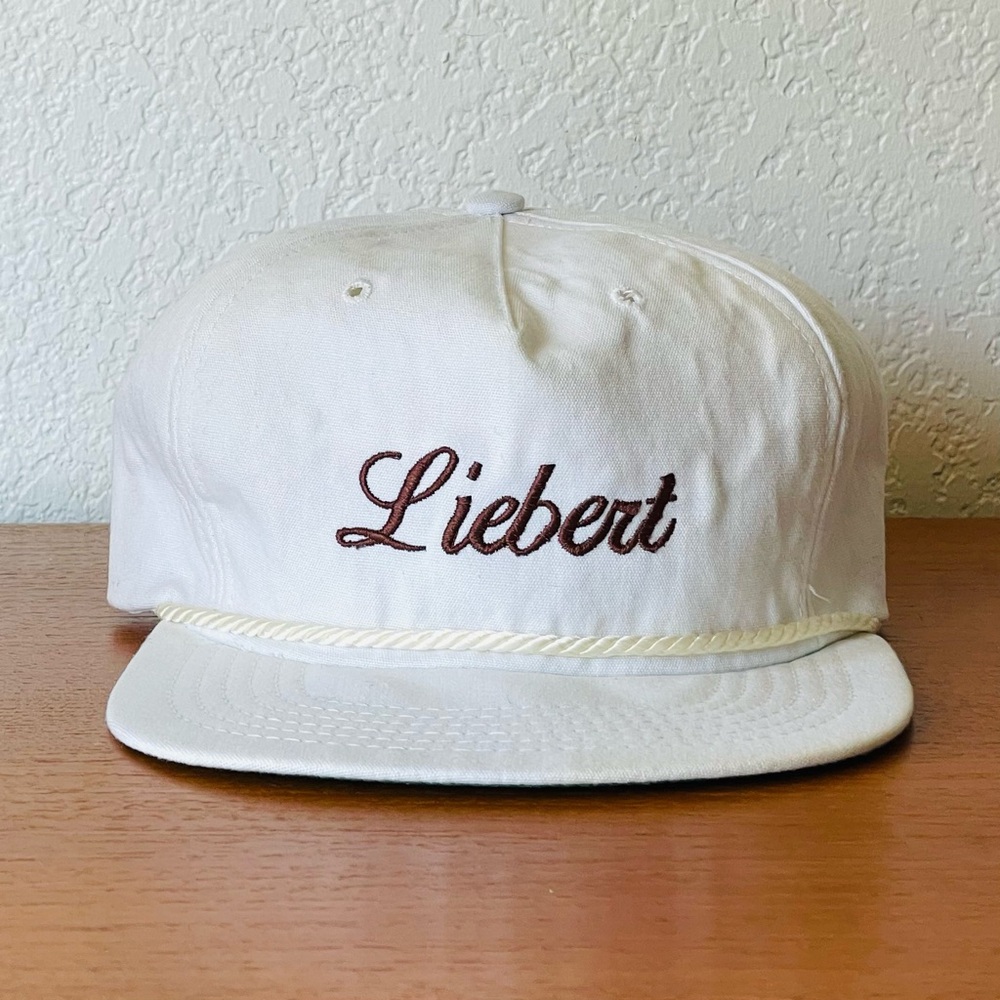 Vintage Embroidered Liebert Strapback.